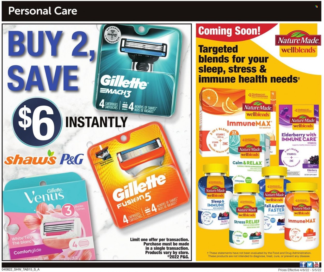 Shaw’s ad - 04/08/2022 - 05/05/2022. Page 15