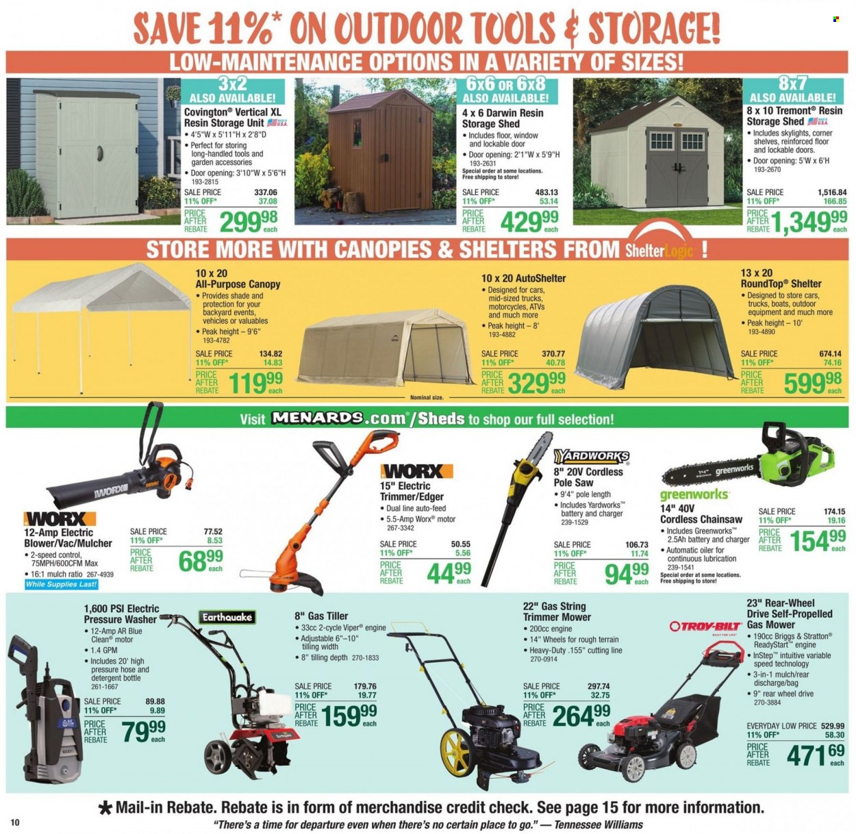 Menards ad - 04/13/2022 - 04/23/2022. Page 10