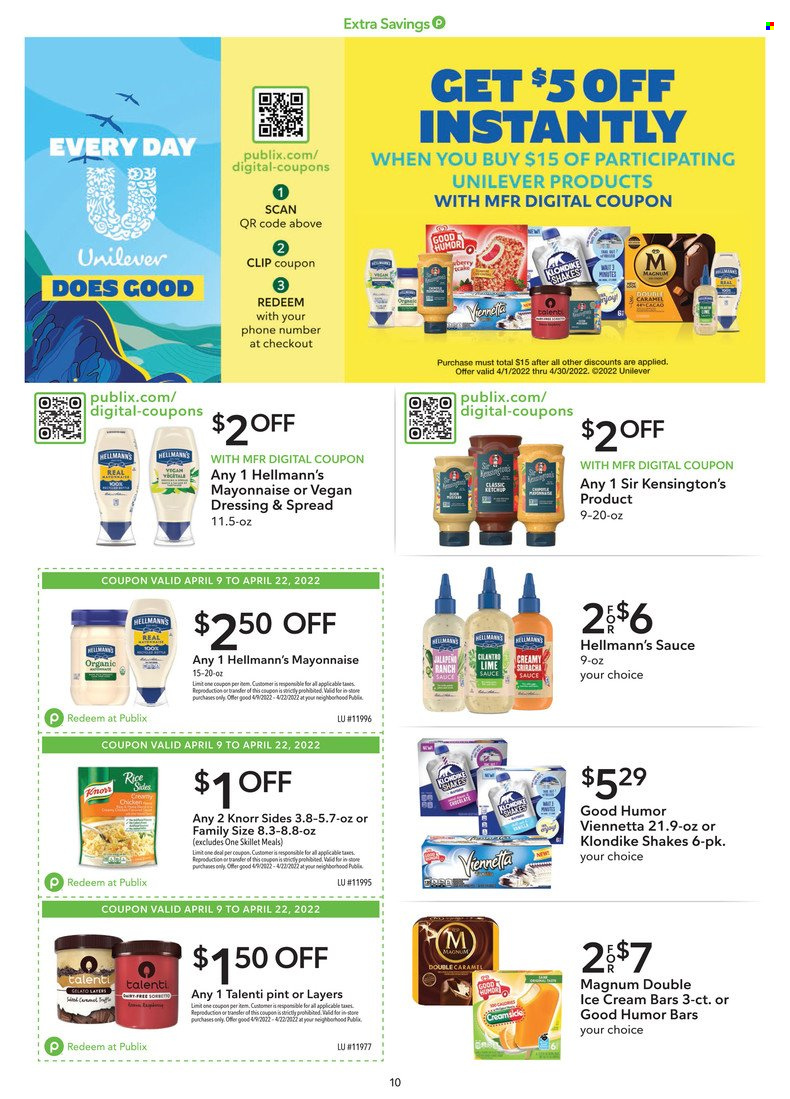 Publix ad - 04/09/2022 - 04/22/2022. Page 10