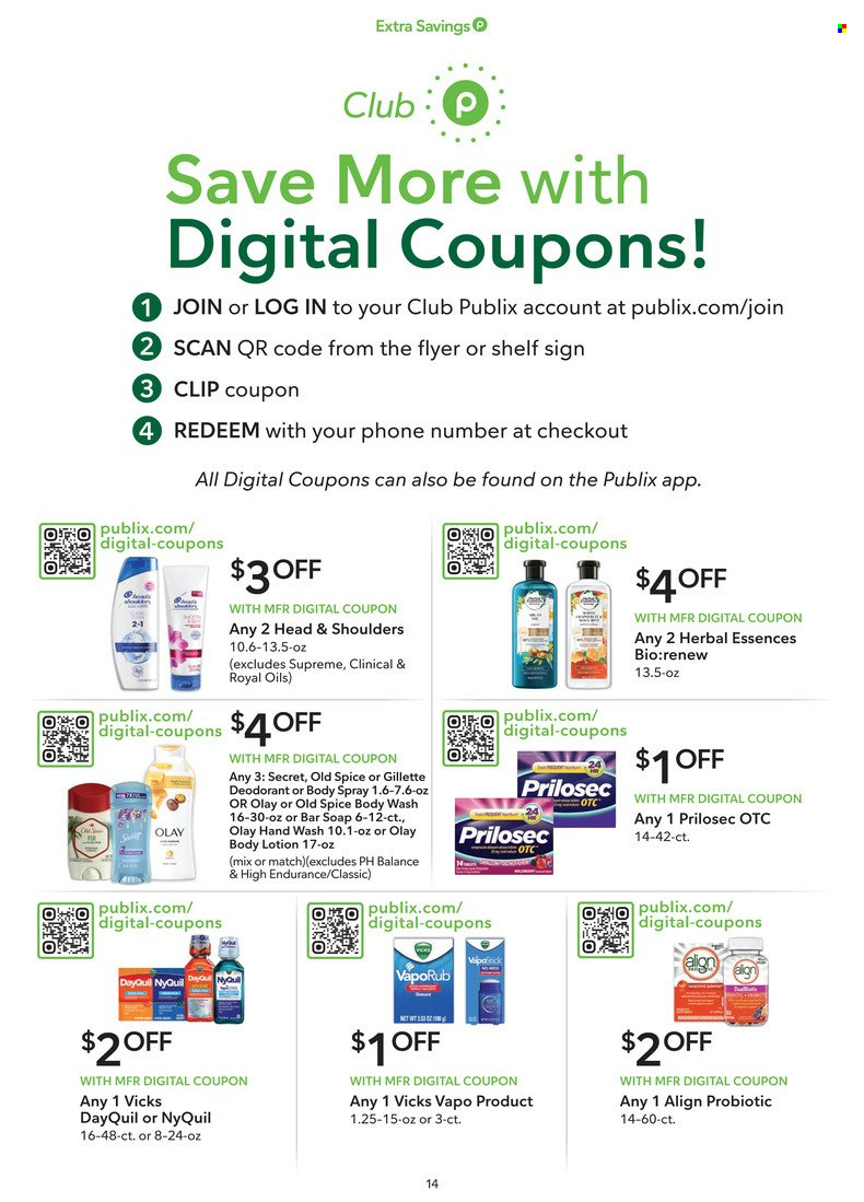 Publix ad - 04/09/2022 - 04/22/2022. Page 14