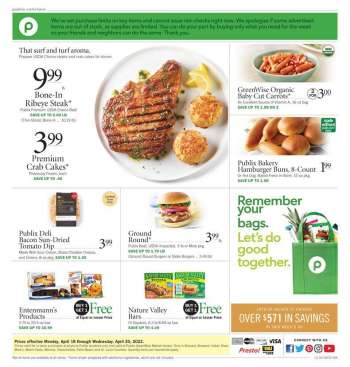 Publix Flyer - 04/18/2022 - 04/20/2022.