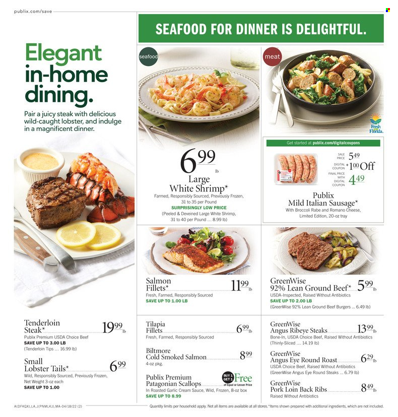 Publix ad - 04/18/2022 - 04/20/2022. Page 2