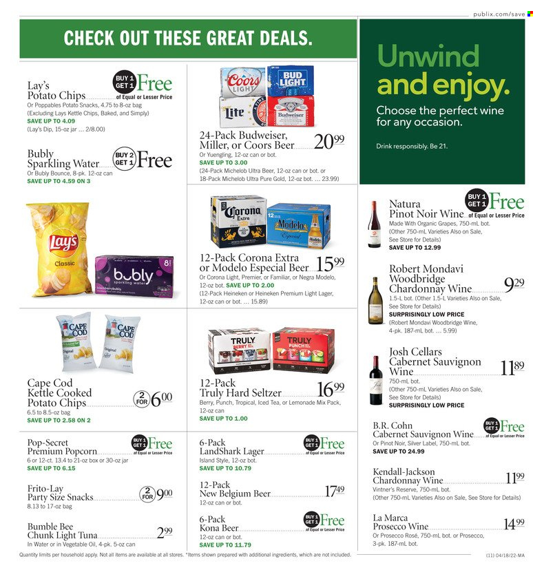 Publix ad - 04/18/2022 - 04/20/2022. Page 11