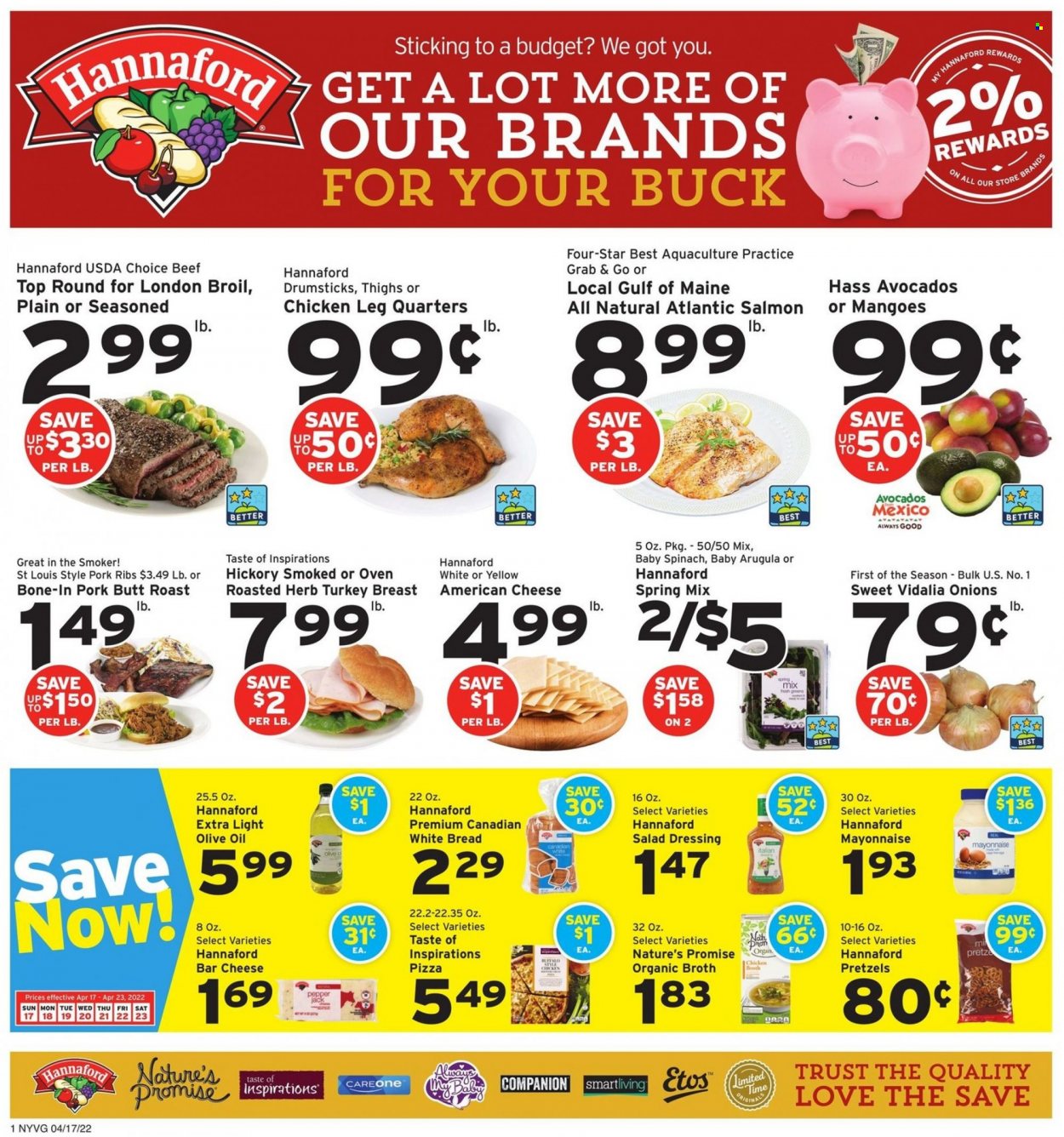 Hannaford ad - 04/17/2022 - 04/23/2022. Page 1