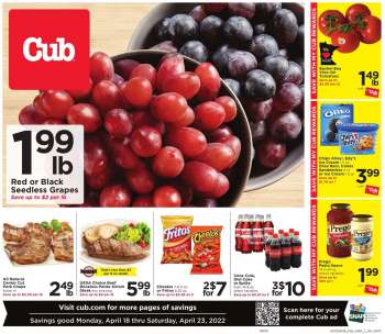 Cub Foods Flyer - 04/18/2022 - 04/23/2022.