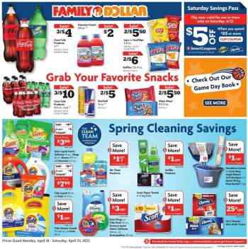 Family Dollar Flyer - 04/18/2022 - 04/23/2022.