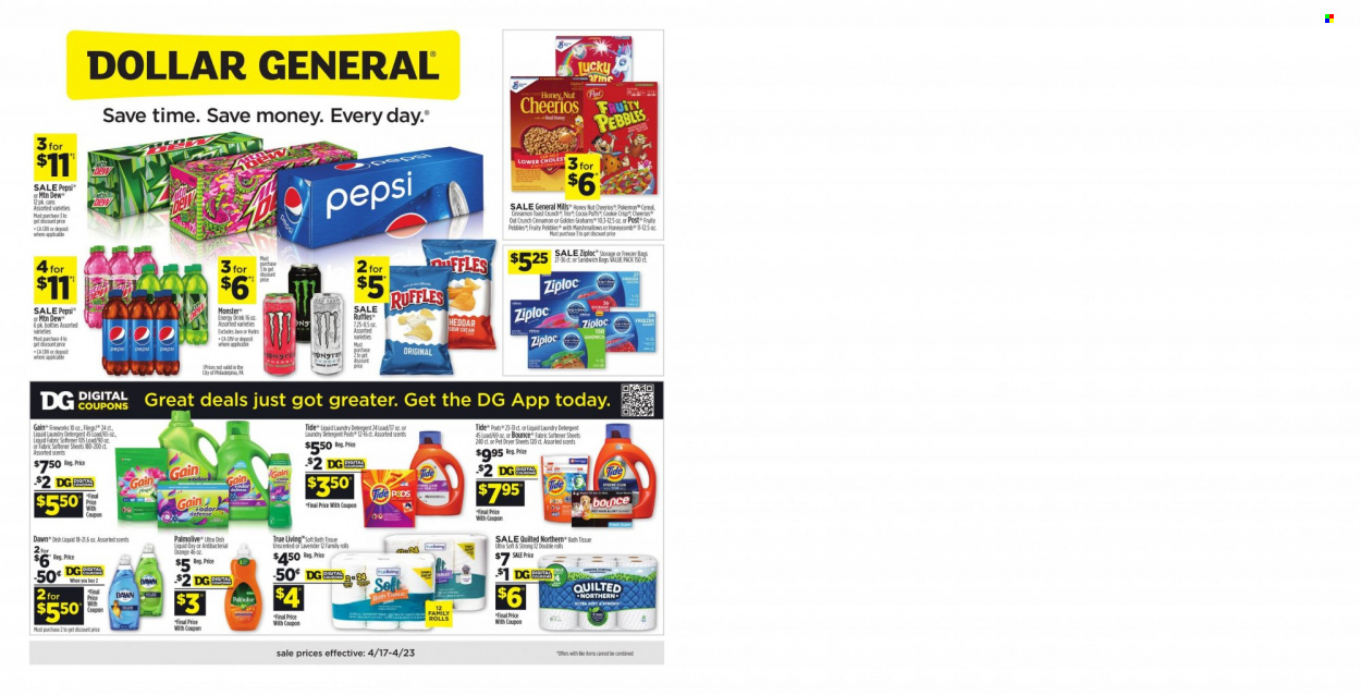 Dollar General ad - 04/17/2022 - 04/23/2022. Page 1
