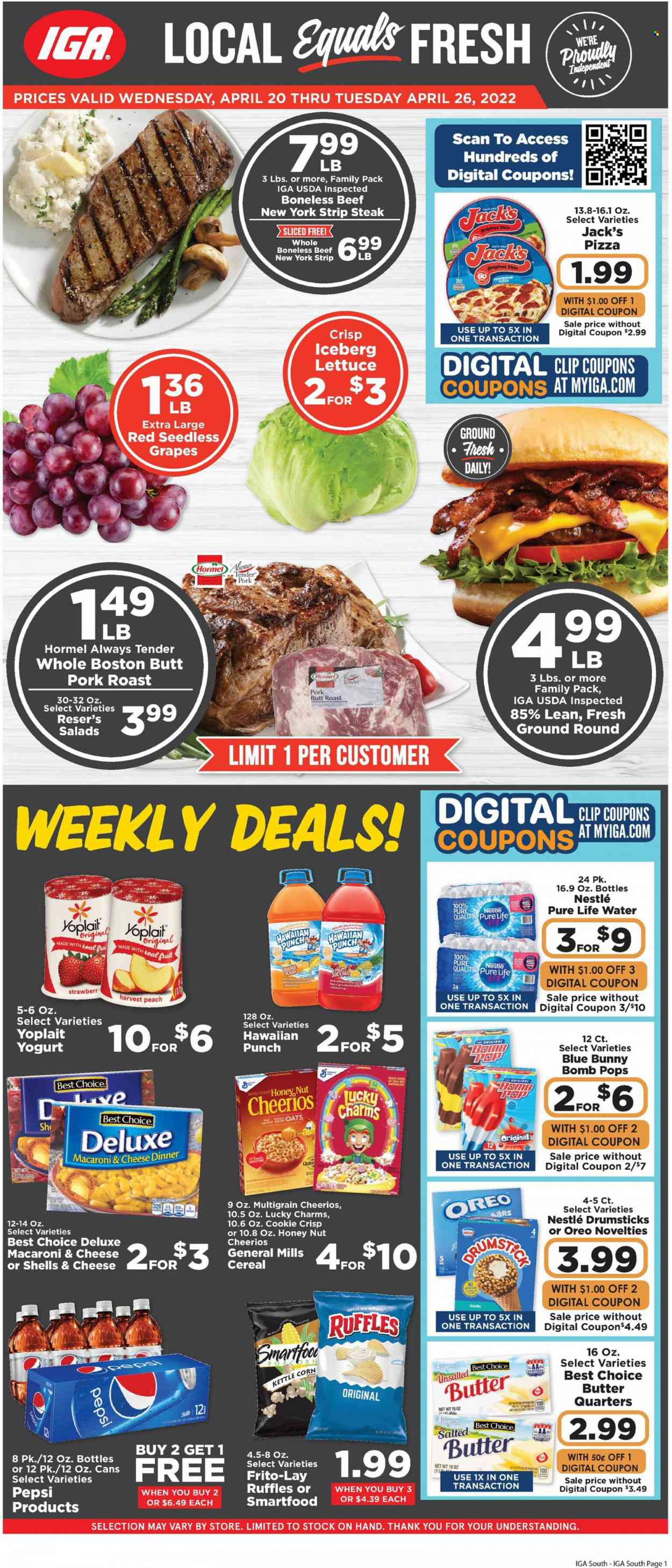 IGA ad - 04/20/2022 - 04/26/2022. Page 1