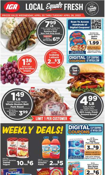IGA Flyer - 04/20/2022 - 04/26/2022.