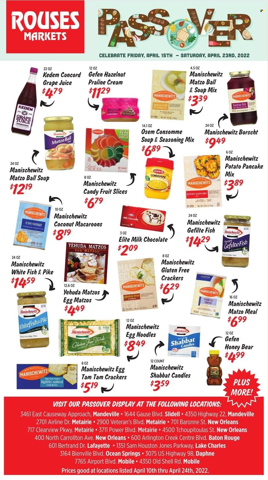 Rouses Markets ad - 04/10/2022 - 04/24/2022. Page 1