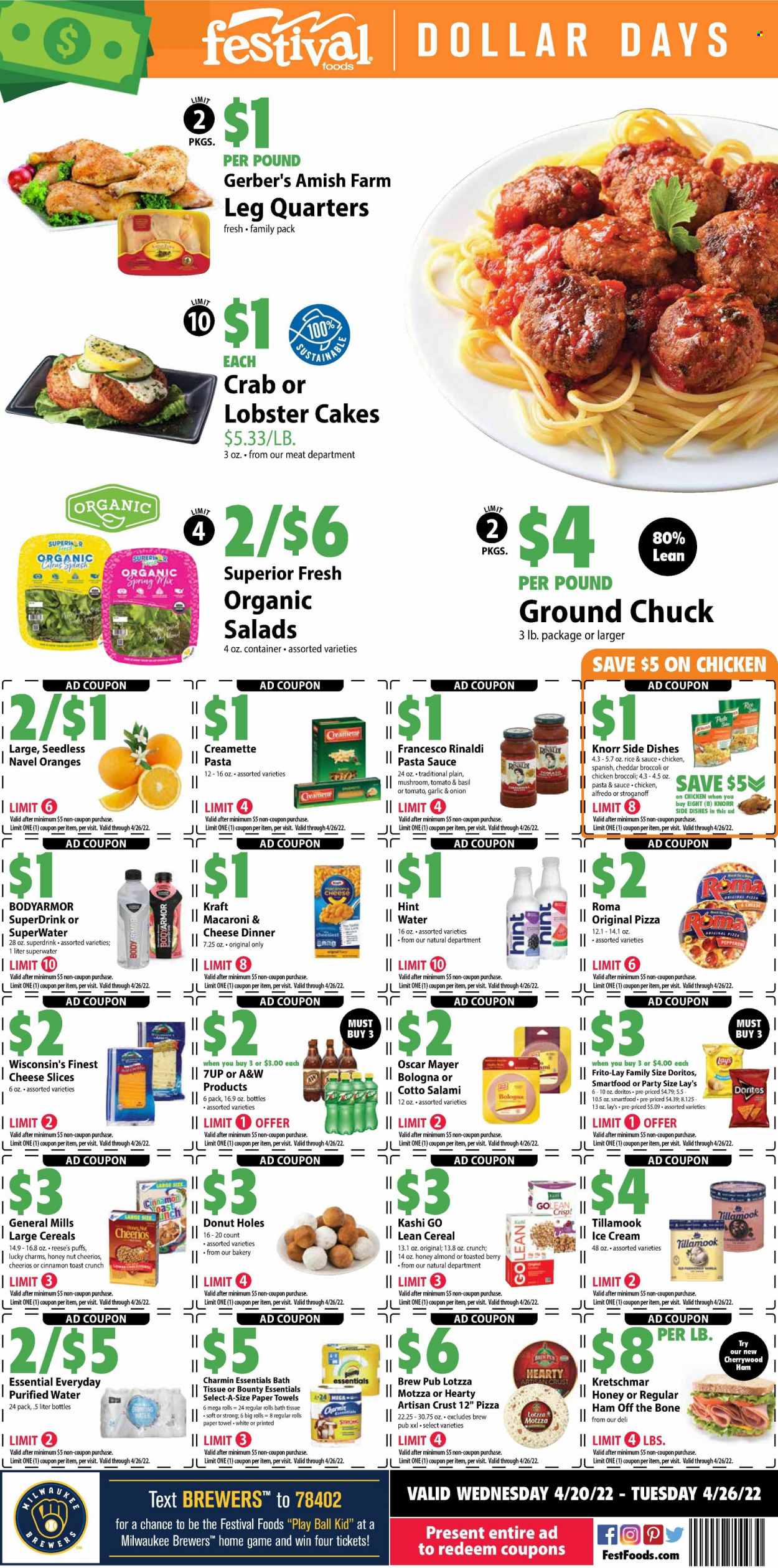 Festival Foods ad - 04/20/2022 - 04/26/2022. Page 1