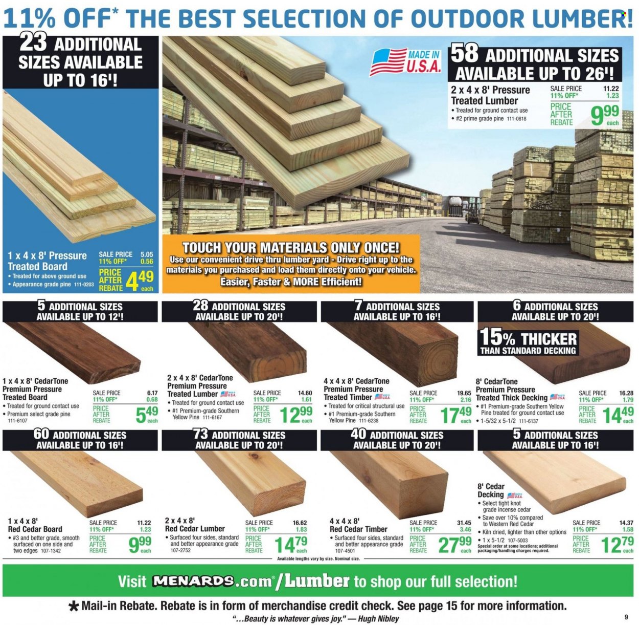Menards ad - 04/20/2022 - 04/30/2022. Page 9