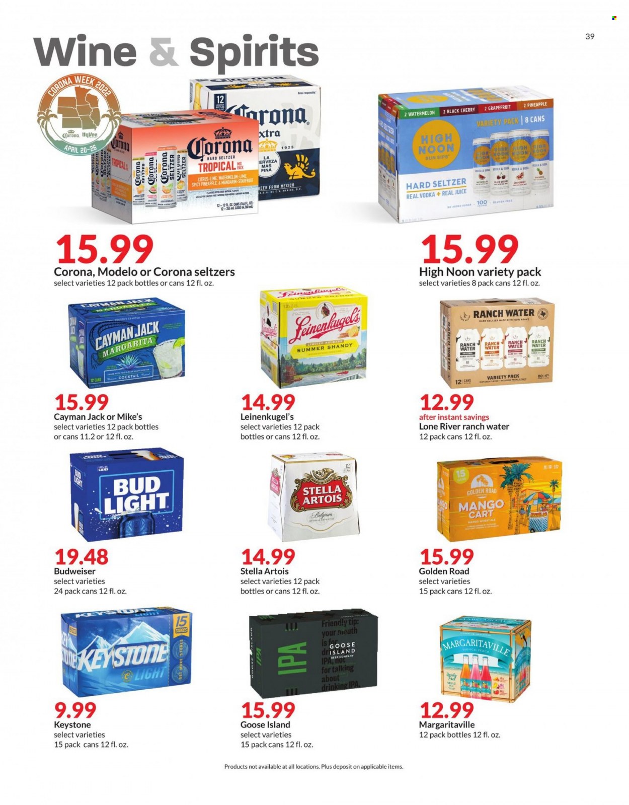 Hy-Vee ad - 04/20/2022 - 04/26/2022. Page 38