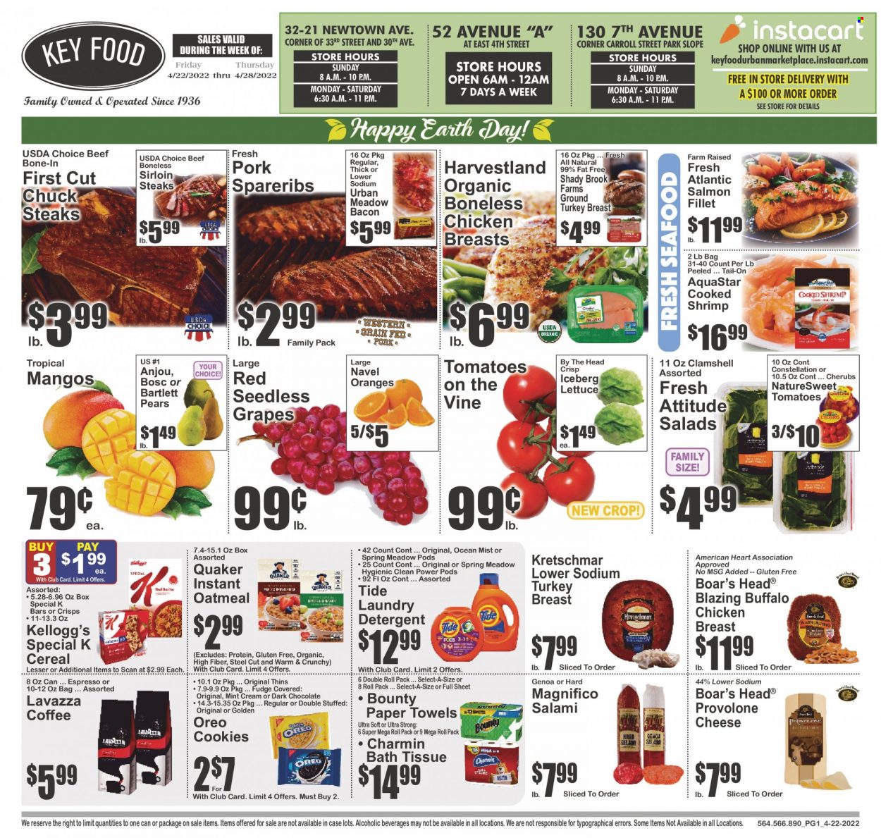 Key Food ad - 04/22/2022 - 04/28/2022. Page 1