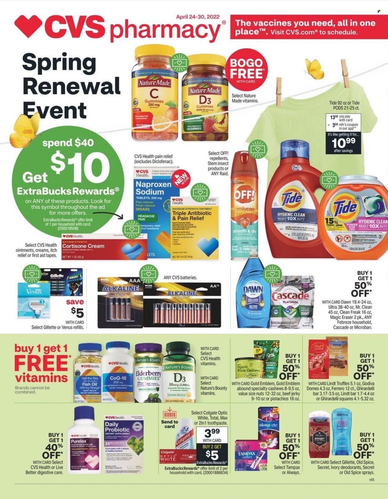 CVS Pharmacy ad - 04/24/2022 - 04/30/2022. Page 1
