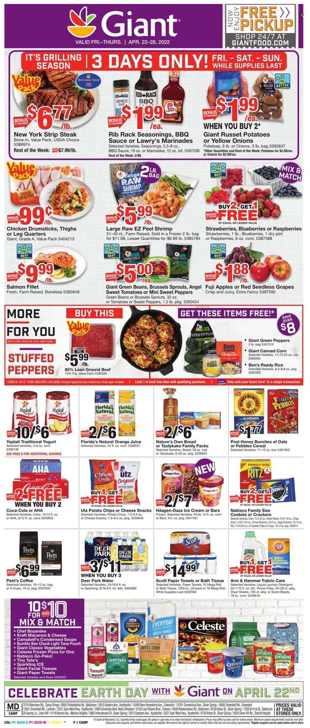Giant Food ad - 04/22/2022 - 04/28/2022. Page 1