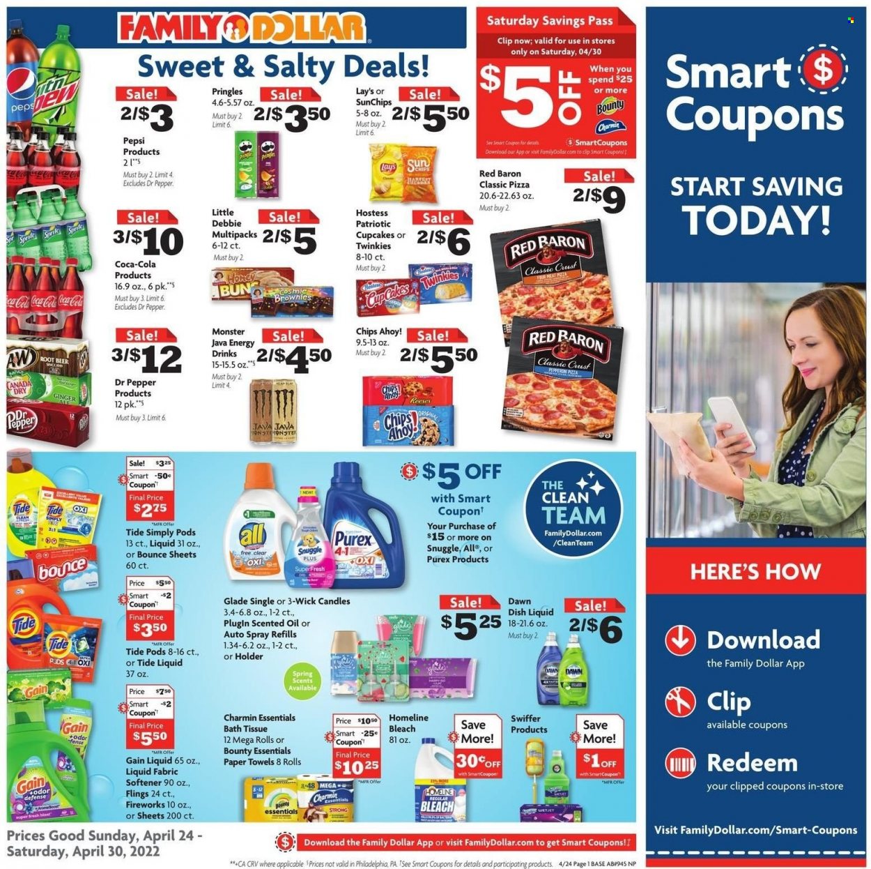 Family Dollar ad - 04/24/2022 - 04/30/2022. Page 1