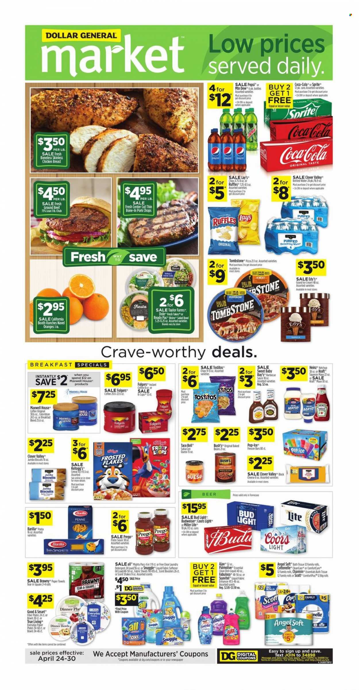 Dollar General ad - 04/24/2022 - 04/30/2022. Page 1