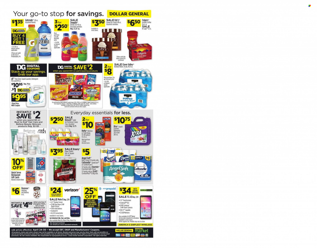 Dollar General ad - 04/24/2022 - 04/30/2022. Page 2