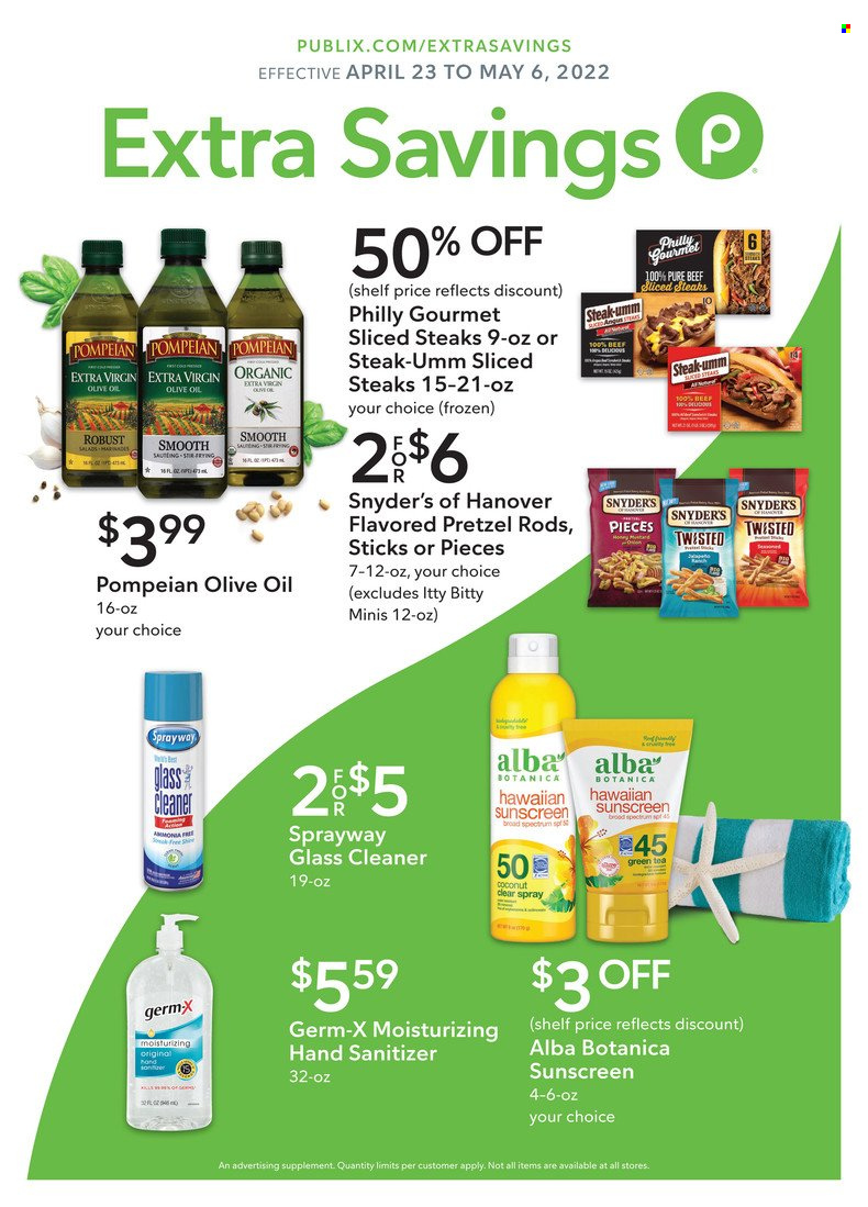 Publix ad - 04/23/2022 - 05/06/2022. Page 1