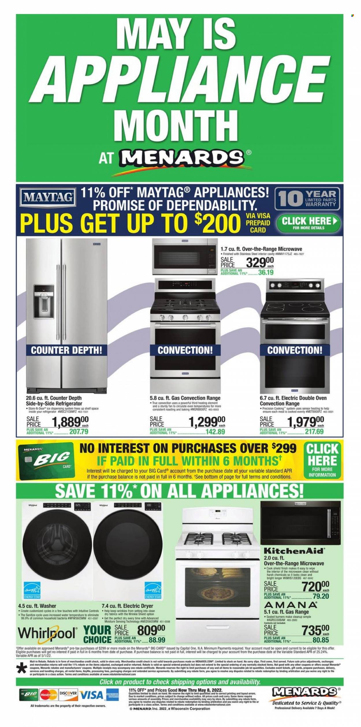 Menards ad - 04/27/2022 - 05/08/2022. Page 1