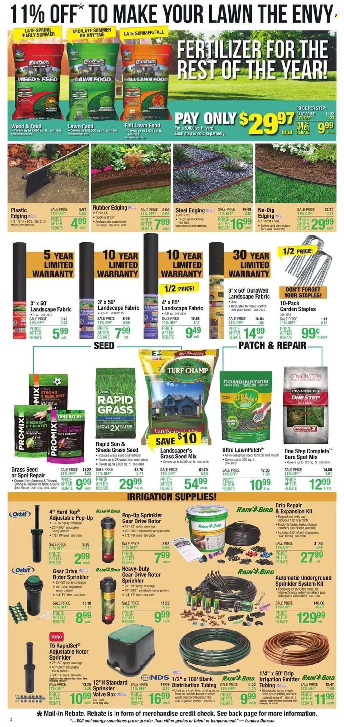 Menards ad - 04/27/2022 - 05/07/2022. Page 2