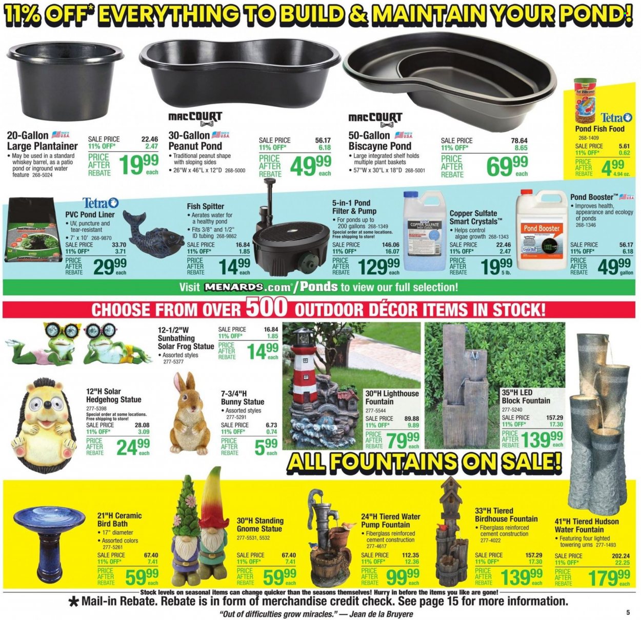 Menards ad - 04/27/2022 - 05/07/2022. Page 6