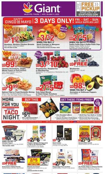 Giant Food Ad