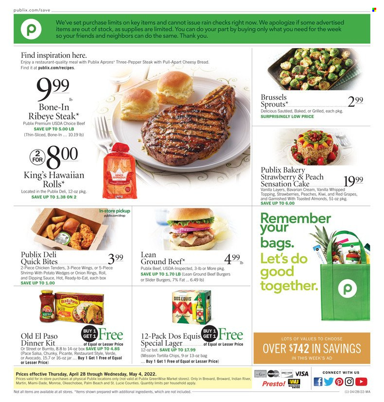 Publix ad - 04/28/2022 - 05/04/2022. Page 1