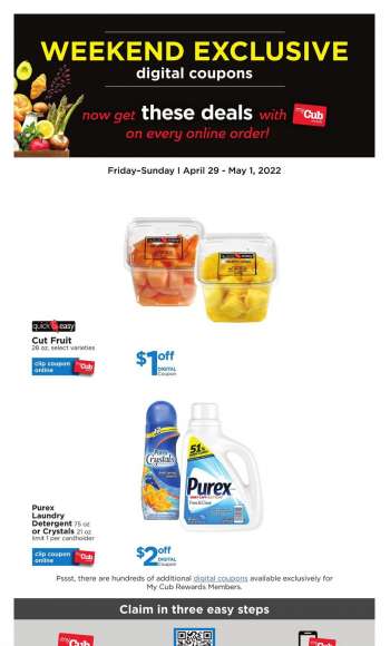 Cub Foods Flyer - 04/29/2022 - 05/01/2022.