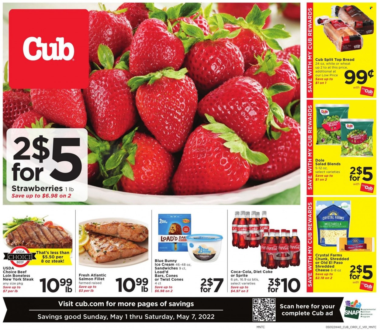 Cub Foods ad - 05/01/2022 - 05/07/2022. Page 1