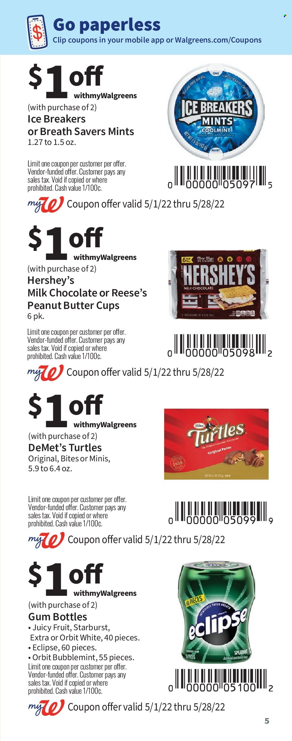Walgreens ad - 05/01/2022 - 05/28/2022. Page 5