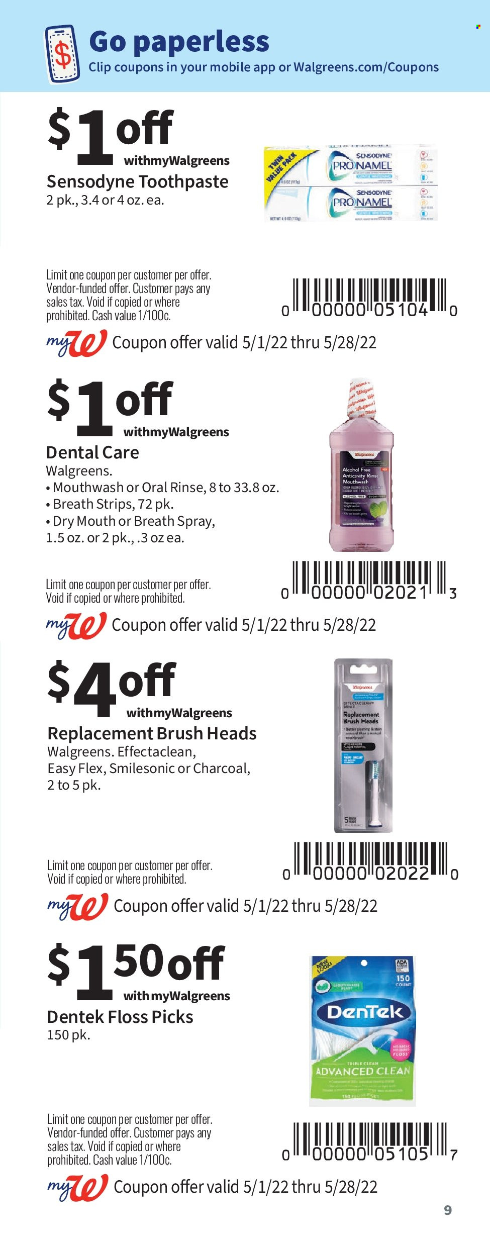 Walgreens ad - 05/01/2022 - 05/28/2022. Page 9
