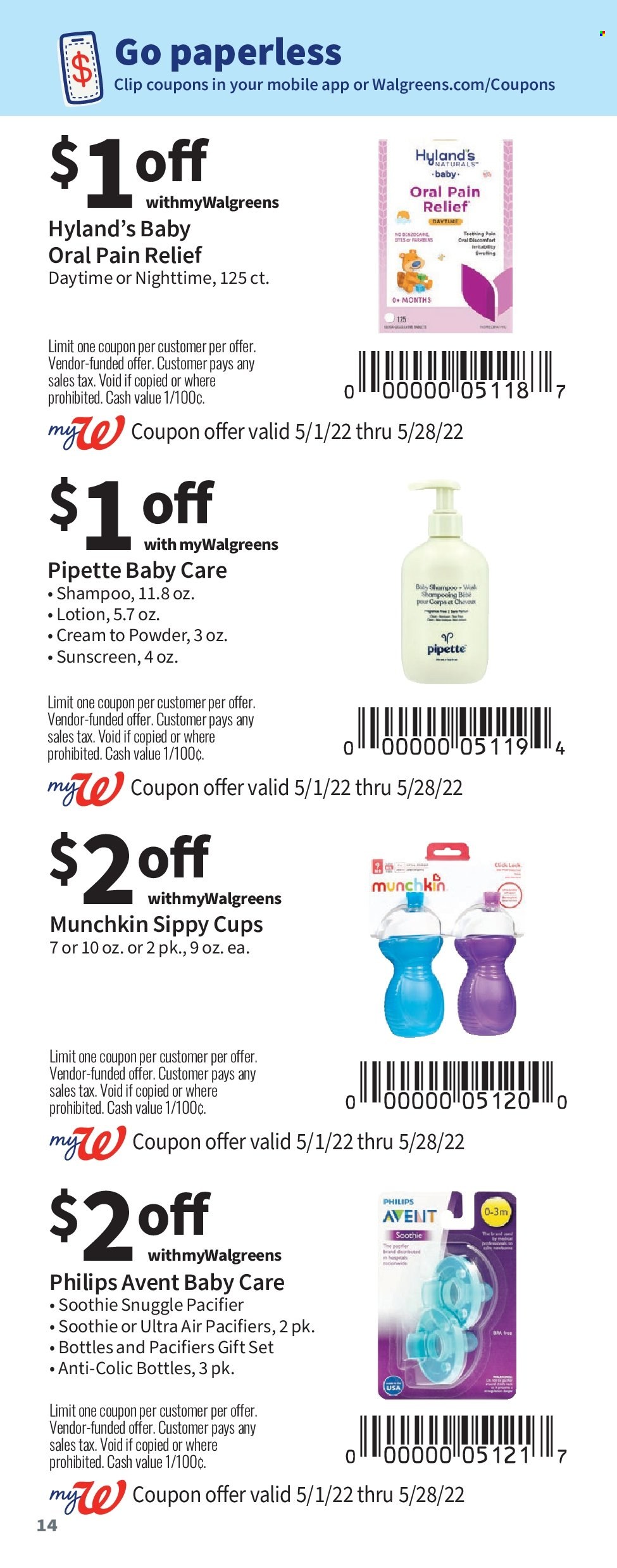 Walgreens ad - 05/01/2022 - 05/28/2022. Page 14