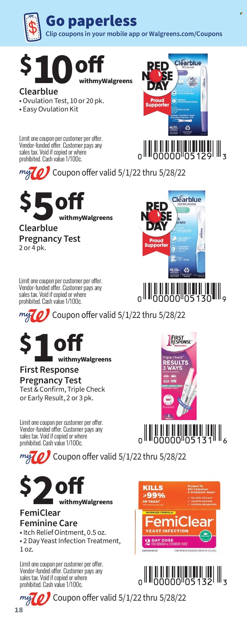 Walgreens ad - 05/01/2022 - 05/28/2022. Page 18
