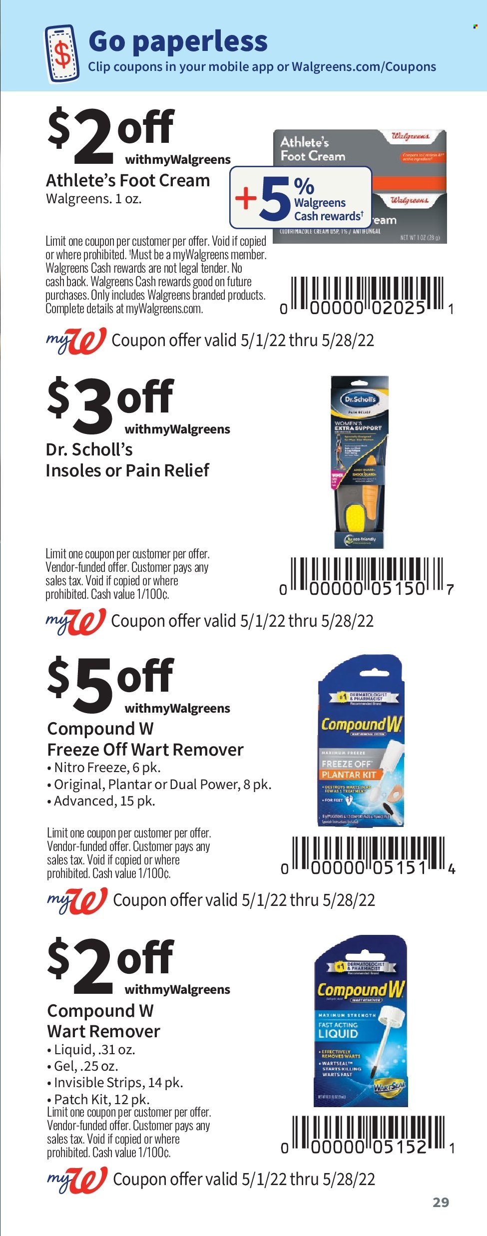 Walgreens ad - 05/01/2022 - 05/28/2022. Page 29
