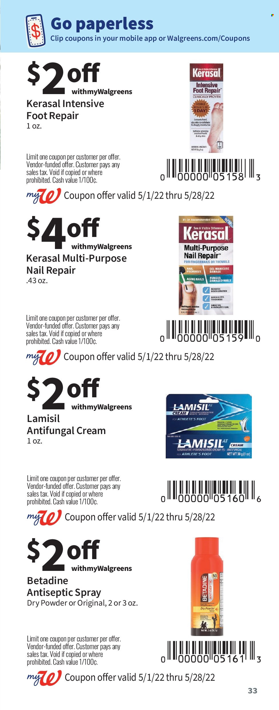 Walgreens ad - 05/01/2022 - 05/28/2022. Page 33