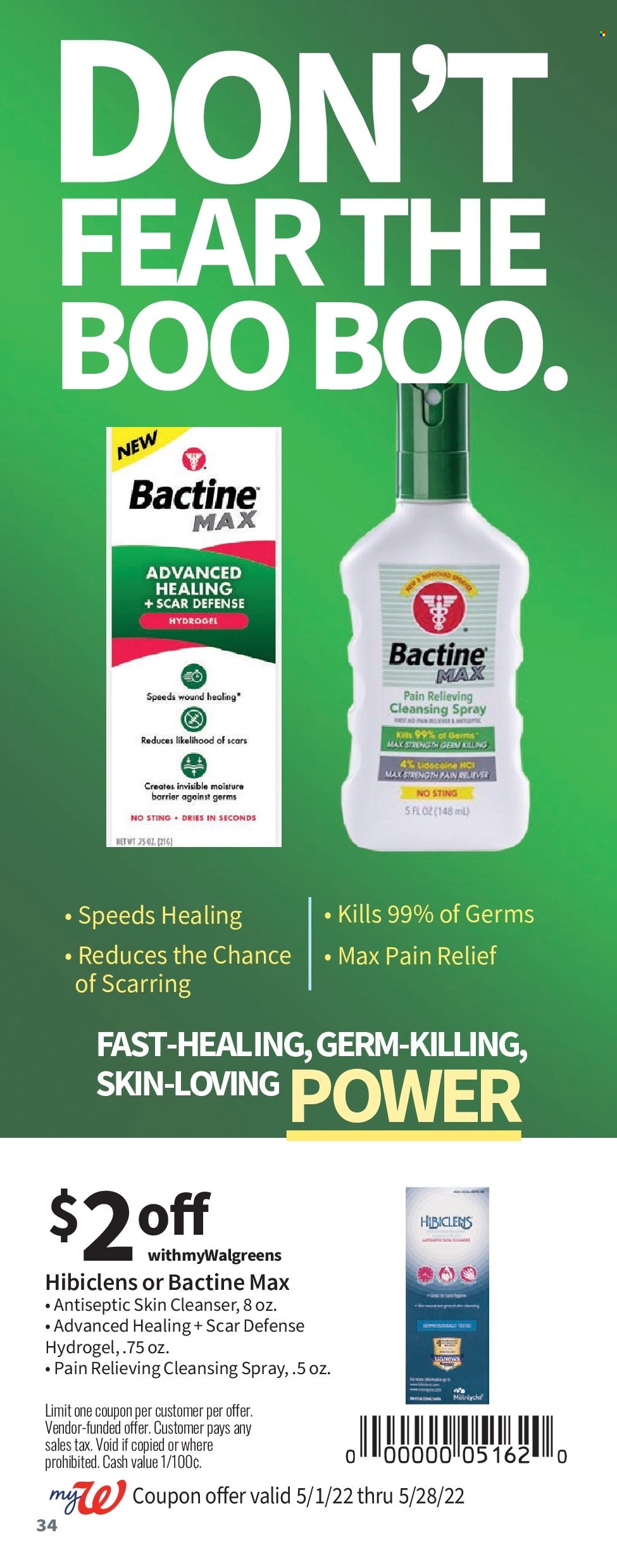 Walgreens ad - 05/01/2022 - 05/28/2022. Page 34