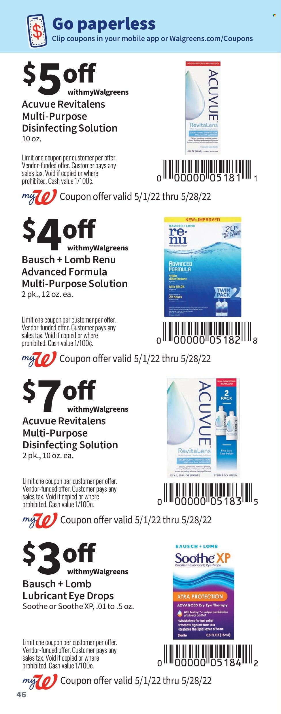 Walgreens ad - 05/01/2022 - 05/28/2022. Page 46