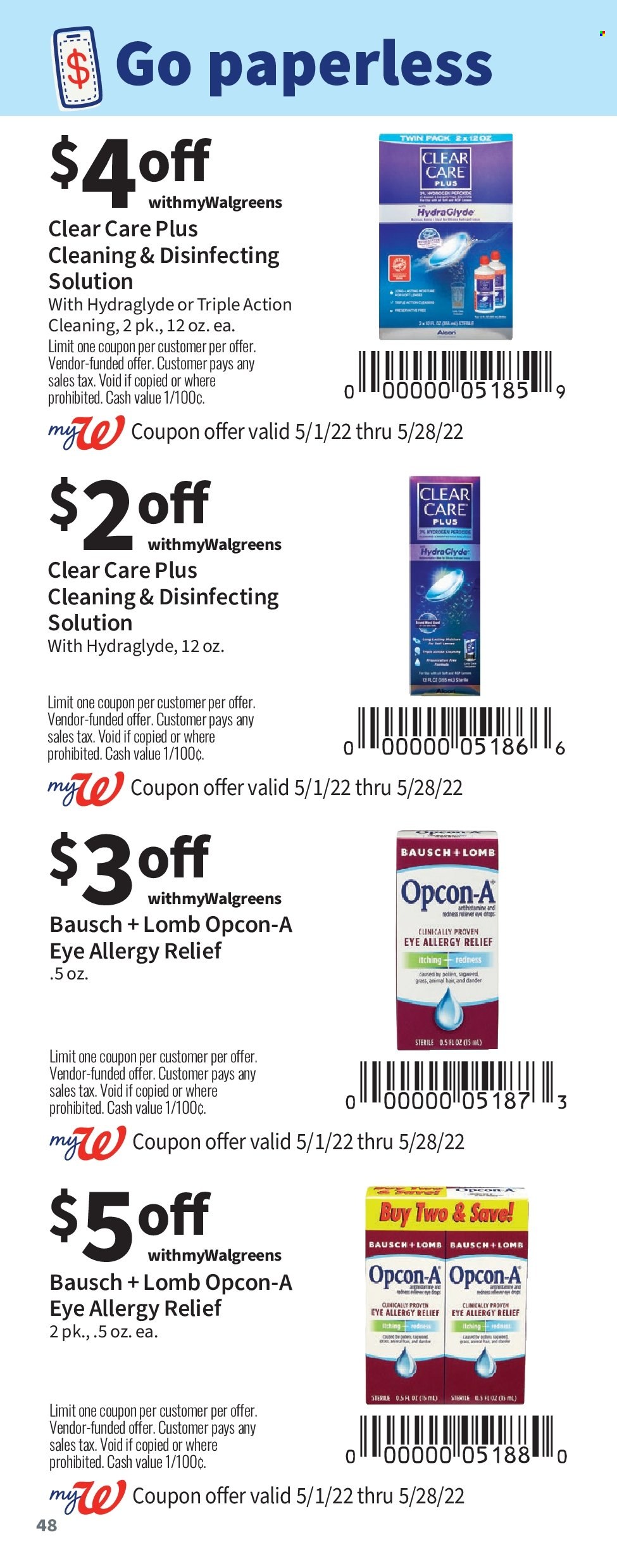 Walgreens ad - 05/01/2022 - 05/28/2022. Page 48