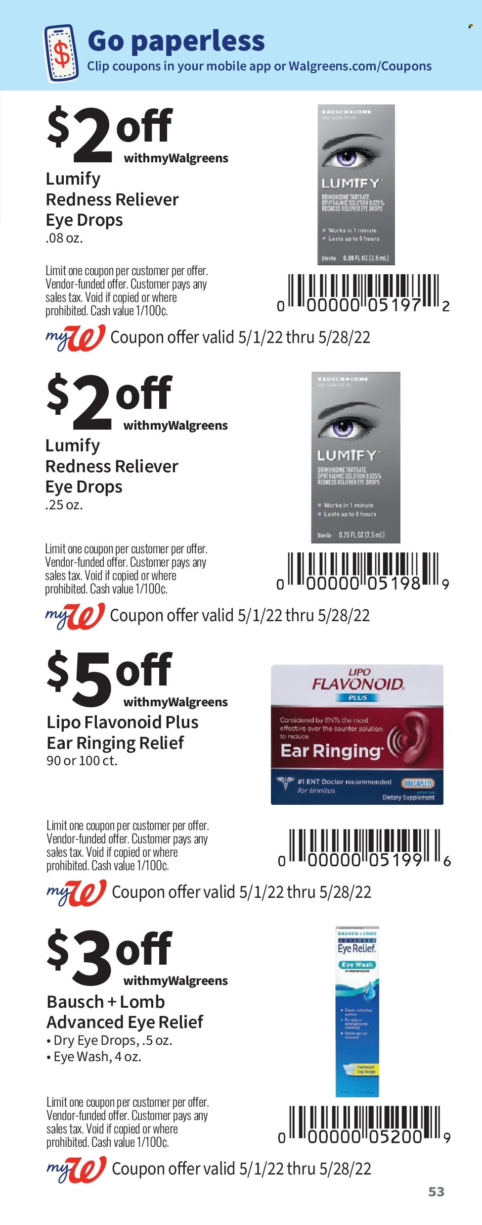 Walgreens ad - 05/01/2022 - 05/28/2022. Page 53