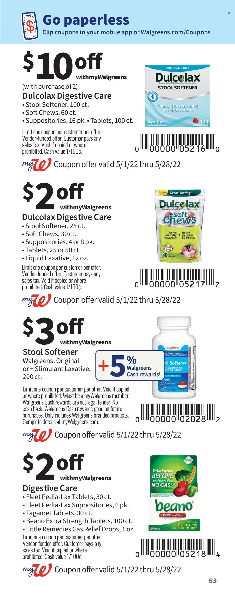 Walgreens ad - 05/01/2022 - 05/28/2022. Page 63