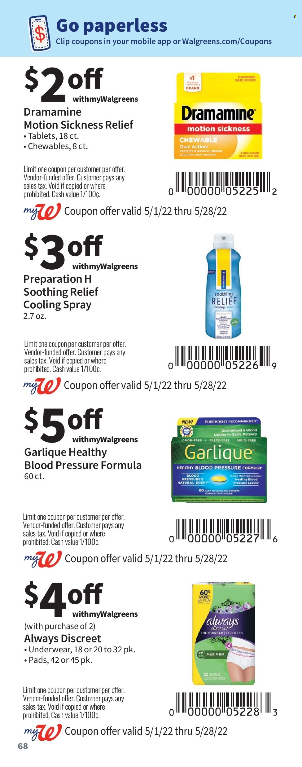 Walgreens ad - 05/01/2022 - 05/28/2022. Page 68