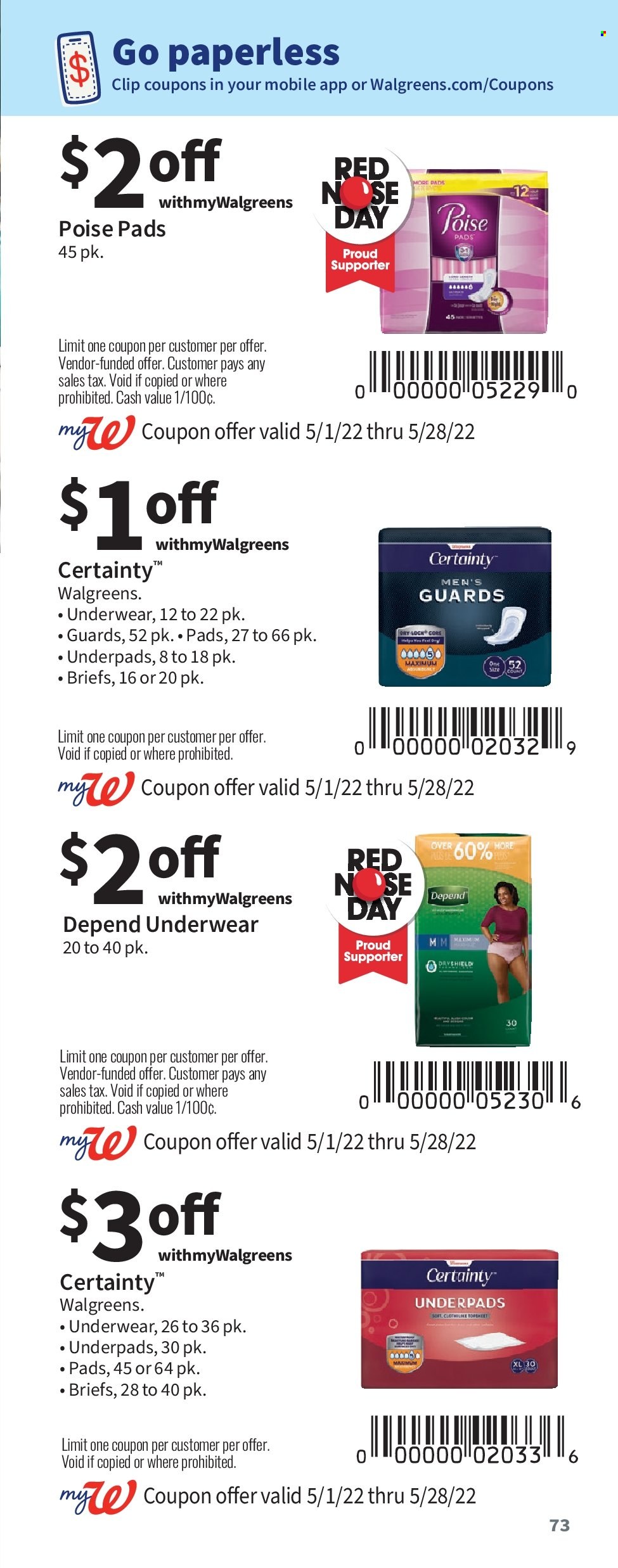 Walgreens ad - 05/01/2022 - 05/28/2022. Page 73