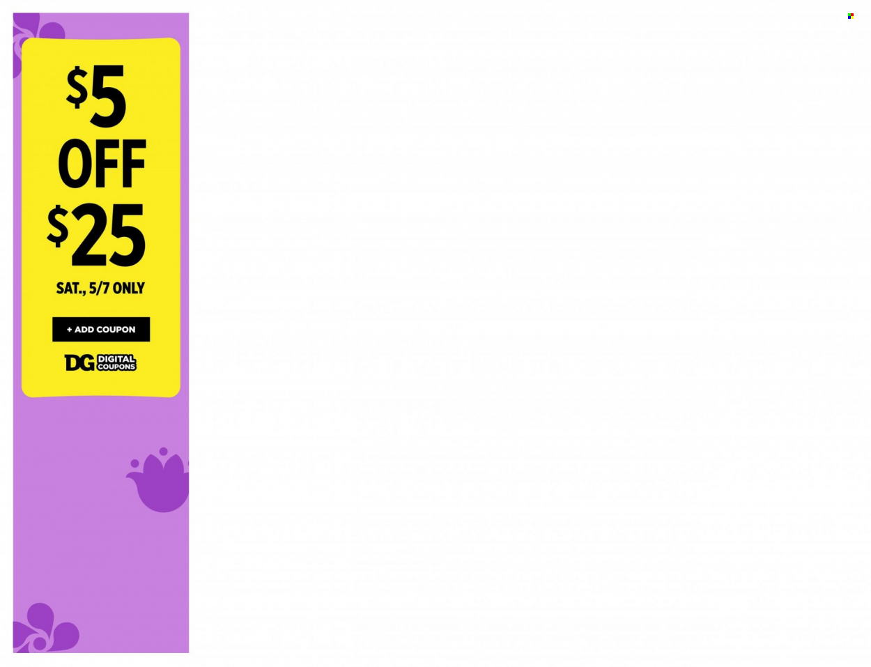 Dollar General ad - 05/01/2022 - 05/07/2022. Page 9