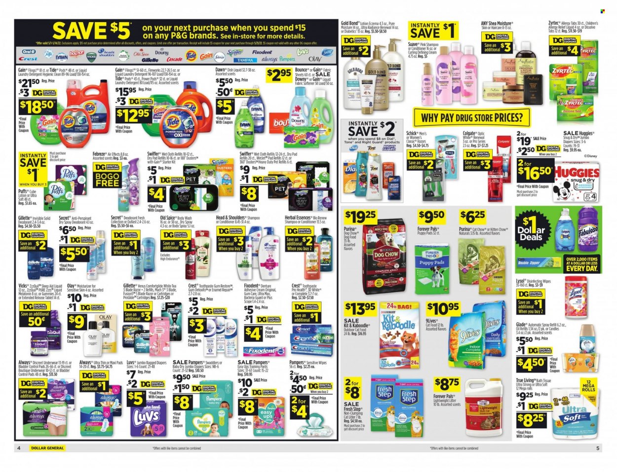 Dollar General ad - 05/01/2022 - 05/07/2022. Page 5