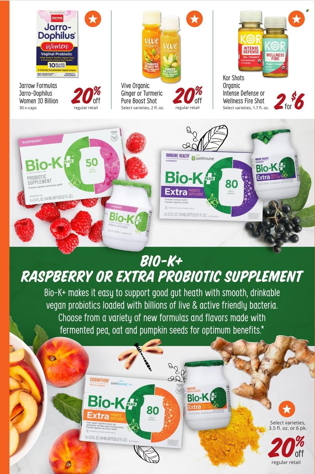thumbnail - Sprouts Flyer - 04/27/2022 - 05/31/2022 - Sales products - Flora, oats, turmeric, pumpkin seeds, Boost, Optimum, cap, probiotics, zinc. Page 7.