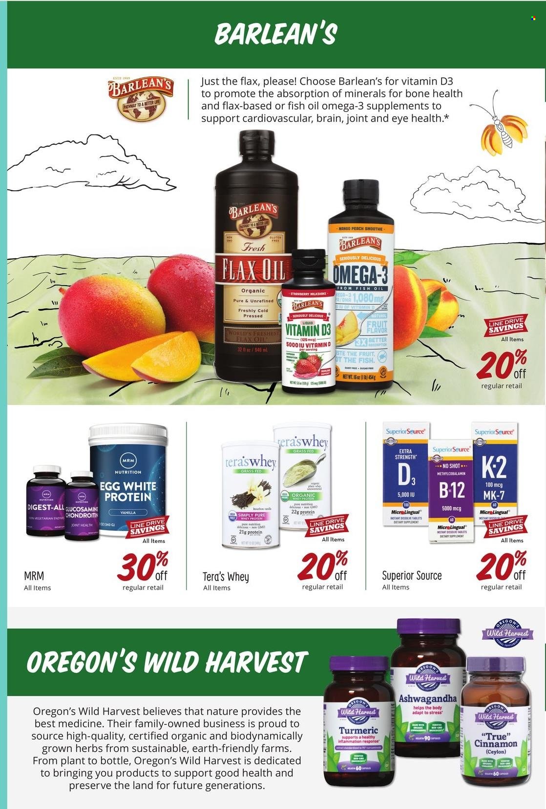 thumbnail - Sprouts Flyer - 04/27/2022 - 05/31/2022 - Sales products - Wild Harvest, perch, eggs, turmeric, herbs, cinnamon, oil, smoothie, fish oil, Omega-3, vitamin D3. Page 32.