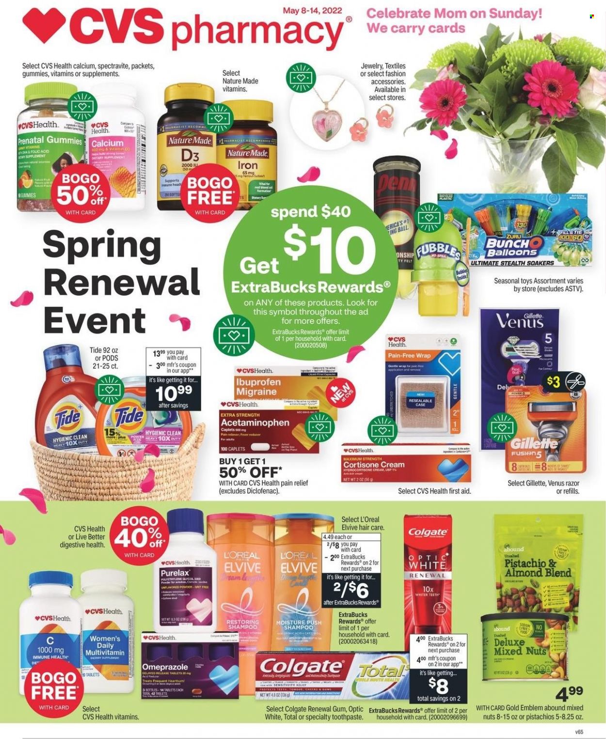 CVS Pharmacy ad - 05/08/2022 - 05/14/2022. Page 1