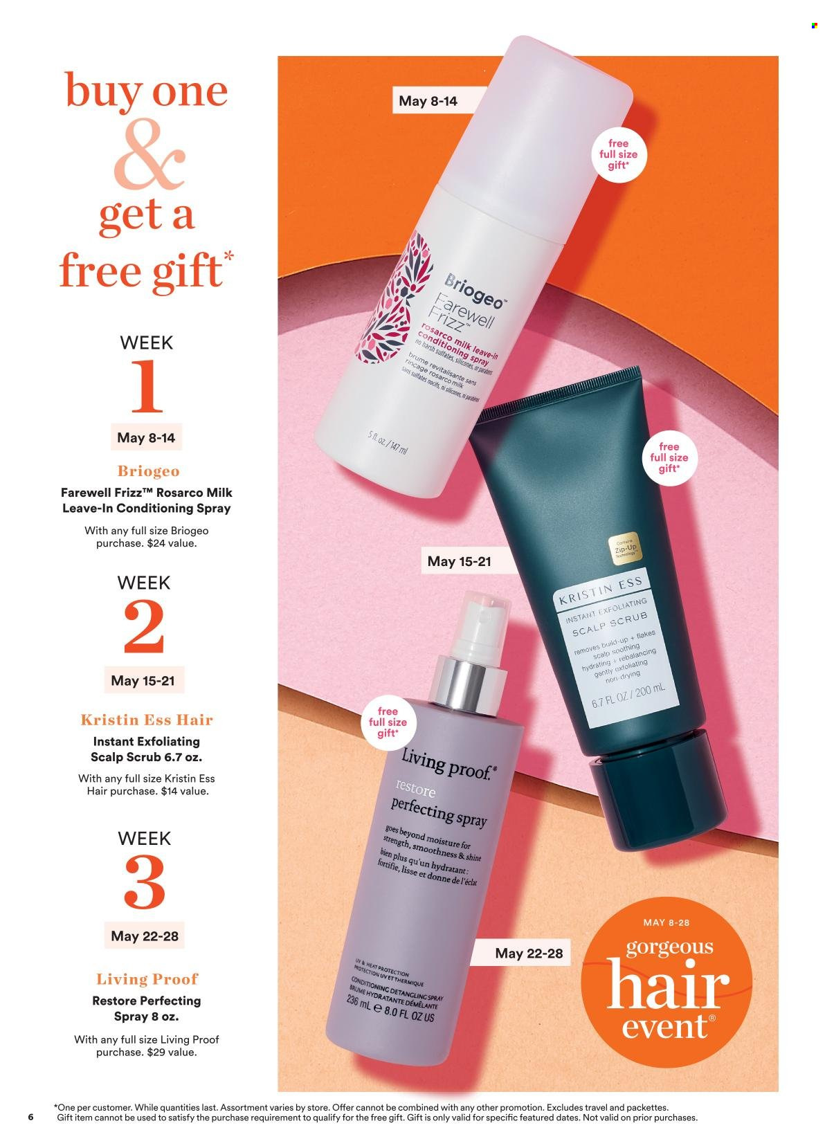 thumbnail - Ulta Beauty Flyer - 05/08/2022 - 05/28/2022 - Sales products - heat protection, Eclat. Page 6.